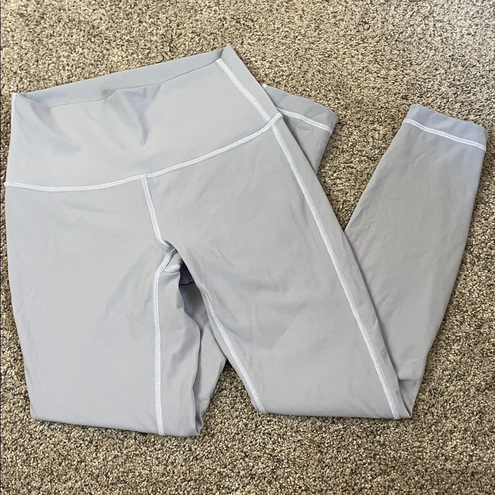 Lululemon wunder under high rise pastel blue 4